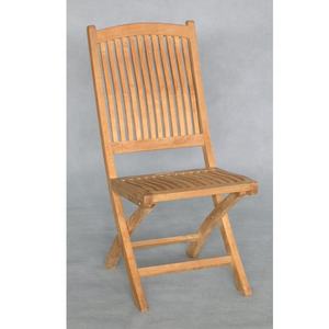 Mobilier d'extérieur Chaise pliante en bois Chaises pliantes de jardin en teck - Product Image 1