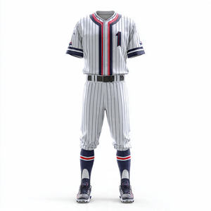 Baseball Jersey Softball Pants Sets Breathable Quick Dry Customizable Unisex Adult Baseball Uniform - Product Image 6