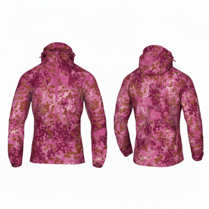 2026 New Latest Style <b>Waterproof</b> Hooded Outdoor <b>Jacket</b> Lightweight Windbreaker Camouflage Pattern <b>Long</b> Sleeve Casual <b>Jacket</b> - Product Image 5