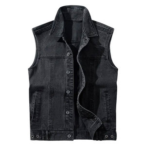 Camisas de Mezclilla Casuales sin Mangas para Hombre, Hechas en Pakistán, de Primera Calidad, 100% Algodón, Personalizables, al por Mayor - Product Image 1