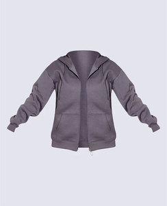 Ensemble de survêtement décontracté d'hiver pour hommes, grande taille, uni, sur mesure, respirant, coupe-vent, en polyester/coton, à prix avantageux - Product Image 3