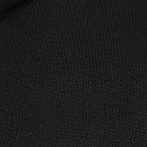 Sweat-shirt à capuche noir pour femme, 100% coton molletonné, manches longues, couleur unie, avec poche, pour l'automne - Product Image 6