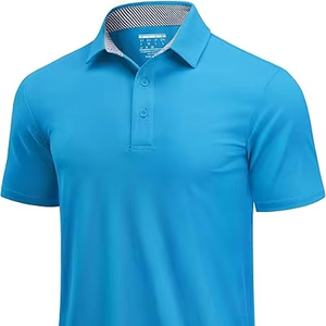 เสื้อโปโลผู้ชายคุณภาพสูง ออกแบบเองได้ สำหรับฤดูใบไม้ผลิและฤดูร้อน แขนสั้น ผ้าฝ้าย 100% เสื้อโปโลชาย แขนสั้น เสื้อเชิ้ตชาย - Product Image 1