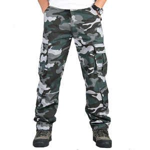 Venta Directa de Fábrica, Pantalones Cargo para Hombre, Nuevo Diseño Multibolsillos, Color Liso - Product Image 1