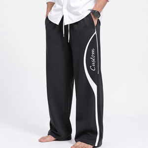 Men Loose Fit <b>Jogger</b> Pants Custom Design Streetwear Sweatpants Casual Trousers Breathable Trendy <b>Oversized</b> <b>Joggers</b> For Men - Product Image 1