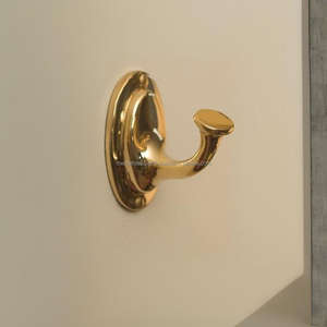 Crochet mural en laiton moulé de style floral, articles de quincaillerie de luxe, crochets muraux, prix de gros - Product Image 2