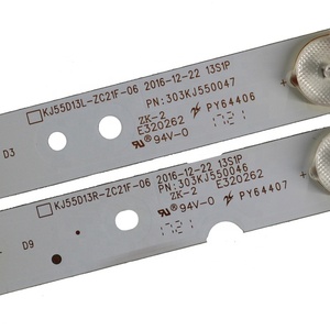 ES-3195 (6R+6L, 7+6LEDs) :KJ55D13L-ZC21F-06 303KJ550047 Retroiluminación LED para TV <span class=keywords><strong>JVC</strong></span> LT-55N575A de 55'' Tira de Luz LED - Product Image 1
