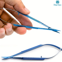 Tijeras de Acero Inoxidable Curvas y Afiladas para Cutículas, 11.5 cm, Micro Precisión, Punta Fina, Calidad Premium