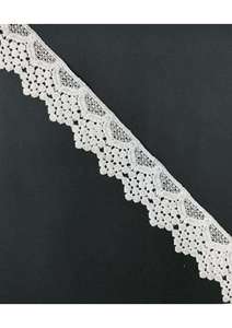 Elegant Chemical Gpo Lace <b>Trim</b> <b>Fabric</b> Floral Embroidered Guipure Border For Garment Dress Apparel Home Textile Decoration - Product Image 2