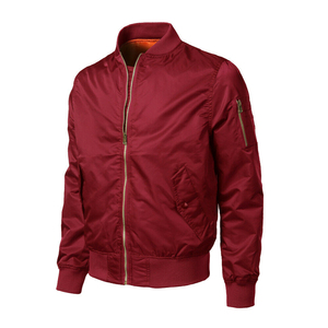 Men's <b>Black</b> Bomber <b>Jacket</b> 100% Polyester No Zip Casual Style Stand Collar Regular Fit Winter Outerwear Waterproof Reversible - Product Image 4