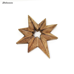 Adornos navideños de mesa de madera sostenible 2024, adornos y figuritas para fiesta de Navidad - Product Image 1