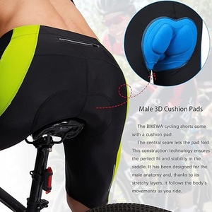 Pantalones Cortos de Ciclismo Unisex de Color Sólido Personalizados, Transpirables, de Poliéster/Algodón, Ajustados, de la Mejor Calidad y Alto Rendimiento, Última Moda en Oferta - Product Image 5