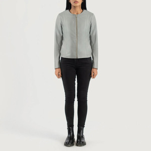 เสื้อแจ็คเก็ตหนังผู้หญิง ขายดี คุณภาพสูง แฟชั่นฤดูหนาว ดีไซน์สวย ราคาดีที่สุด - Product Image 3