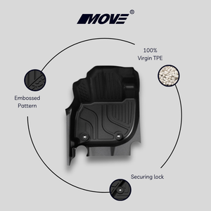 Tapis de voiture antidérapants tout temps personnalisés en TPE OEM de qualité supérieure pour Honda HRV 2022 + fabriqués au Vietnam - Product Image 4