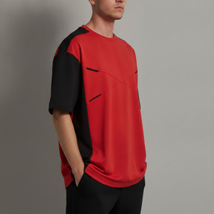 เสื้อยืดผู้ชายปี 2026 รุ่นยอดนิยม ผ้าหนา 280GSM ทรงหลวม ผลิตจากผ้าคอตตอน/โพลีเอสเตอร์ เนื้อเจอร์ซีย์ถักแบบวอร์สเตด เป็นมิตรต่อสิ่งแวดล้อม พร้อมสกรีนโลโก้ตามสั่ง - Product Image 2