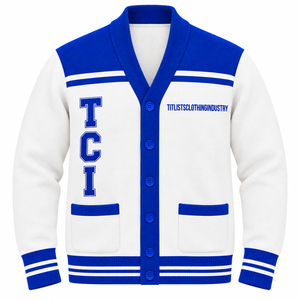 Pulls à col en V Zeta Phi Beta pour les sororités/fraternités/écoles/collèges/universités, logos tricotés, cardigans unisexes - Product Image 1