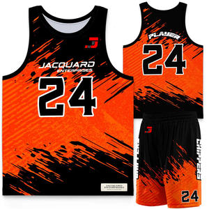 Uniforme de Baloncesto Deportivo Personalizado con Logotipo para Hombre, Uniforme de Baloncesto de Secado Rápido Personalizado OEM - Product Image 3