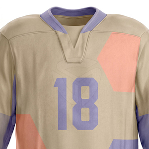 Ensemble d'uniformes de hockey sur glace personnalisés, maillot sublimé, shorts, gants, patins, vêtements de sport respirants en polyester pour hommes, toutes saisons - Product Image 6