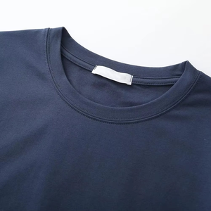 T-shirt en coton pour homme, best-seller, doux, respirant, col rond, vêtements décontractés, OEM ODM, logo personnalisé, vente en gros - Product Image 4