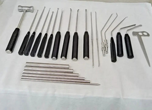 Kit d'instruments chirurgicaux pour la colonne vertébrale en acier inoxydable UBE, outils orthopédiques endoscopiques manuels, kit biportale pour hôpitaux et cliniques - Product Image 5