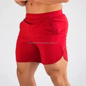 Nuevos pantalones cortos personalizados para hombre, pantalones cortos deportivos de poliéster transpirable para gimnasio, pantalones cortos para correr de motorista personalizados para hombre - Product Image 6