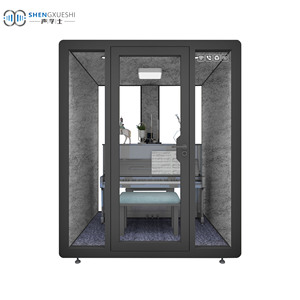 Innovadores paneles de pared para ahorrar espacio, jaula de tambor insonorizada, contenedor de cabina de sonido acústico, cápsulas de oficina insonorizadas - Product Image 5