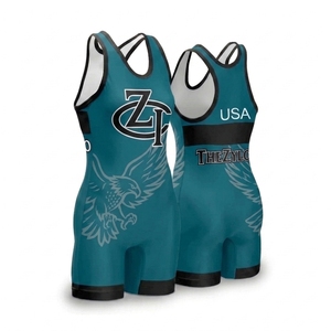 Combinaison de lutte en spandex pour hommes ZYLO Industry, sublimation, séchage rapide, uniforme de lutte personnalisé, service OEM - Product Image 3