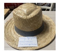 Chapeaux Sombrero à large bord en paille de blé, brodés à la main, pour les voyages, le quotidien, les fêtes, les occasions décontractées, les mariages, l'été, les bars et les restaurants