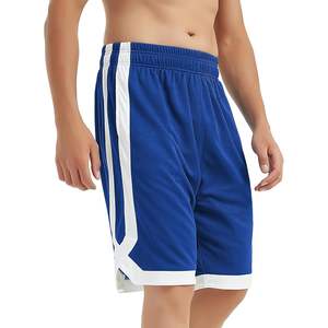 2025 Paquete de 3 pantalones cortos de entrenamiento de baloncesto de 2 tonos para hombres con bolsillos Ropa deportiva Premium - Product Image 1