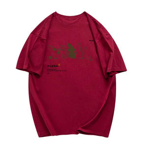 Camiseta de manga corta con estampado estilo Harajuku para mujer, versión coreana, holgada, combina con todo, para uso diario, camiseta sencilla - Product Image 3