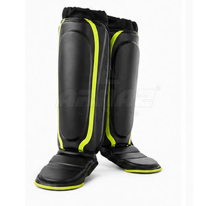 Protège-tibias d'entraînement de boxe avec rembourrage renforcé et protection de haute qualité pour une pratique régulière - Product Image 3