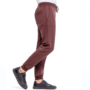 Pantalones Deportivos para Hombre, Transpirables, Ligeros, 100% Algodón, Cintura Media, Pierna Recta y Ancha, Estilo Vintage, Casual - Product Image 2
