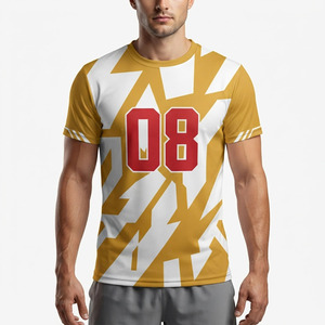 Camiseta de Voleibol para Hombre con Cuello Redondo, Diseño Personalizado, Camiseta de Voleibol para Hombre, Manga Corta - Product Image 1