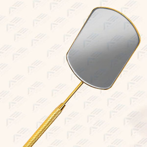 Miroir de poche pour cils, marque privée, soins de beauté, application de faux cils, logo personnalisé, acier inoxydable, éclairé, manuel - Product Image 2