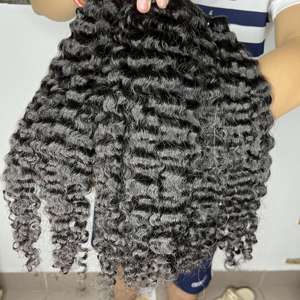 ผมต่อชาวพม่าสีธรรมชาติสีธรรมชาติ8-40นิ้วไม่พันกันผมต่อชาวพม่าไม่ใช้สารเคมี - Product Image 3