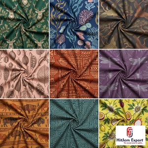Elegant Digital Printed Cotton Lawn Fabric OEM ODM Textile Manufacturer Custom Made Fabric Supplier for Fashion Apparel Home - Product Image 6