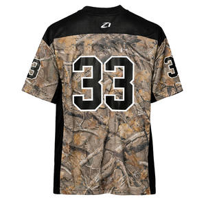 Camiseta de Fútbol Americano de Malla de Camuflaje, Talla Grande, Transpirable, para Entrenamiento Deportivo, con Estampado de Número, Uniforme de Equipo, Venta al Por Mayor - Product Image 3