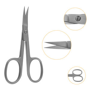 Tijeras para Cutículas Curvas de Acero Inoxidable, Ecológicas, Duraderas, con Cuchillas Afiladas, para Manicura, Stahlmann Pro 2026, Expo de Marzo, Niños - Product Image 5