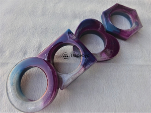 Anillo de Servilleta de Resina Moderno Hecho a Mano, Decoración de Mesa de Comedor, Accesorios Premium para Decoración de Mesa de Boda y Hotel por Tradebyd - Product Image 3