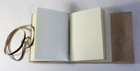 Hochwertiges Schwarzes Leder-Reisetagebuch, A5 Hardcover-Leder-Notizbuch für Sublimation, Blanko-Lederjournal