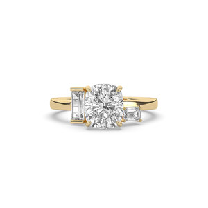 2.35 CARAT Lab Grown <b>Cushion</b> Cut Diamond Ring 14K Solid Gold IGI Certified for Anniversary Engagement & Wedding Gifts - Product Image 5