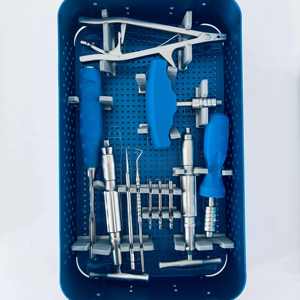 Juego de instrumentos quirúrgicos para traumatismos con pinzas de sujeción ósea, placas, tornillos, taladros, machos de roscar y kit para fragmentos pequeños de Surgiright Instrument - Product Image 5