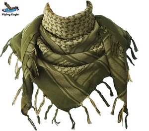 FLYING EAGLE OEM Écharpe Shemagh Traditionnelle Arabe Palestine Motif Camouflage 100% Coton Respirant Voile Musulman - Product Image 4