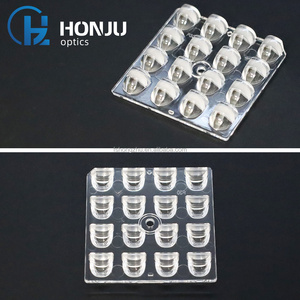 HONJU haute puissance projecteur LED lentille polarisée 30 degrés <span class=keywords><strong>stade</strong></span> PC matériel motif carré Structure plan-convexe - Product Image 1