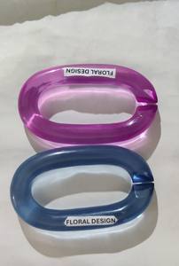 Accessoires de luxe personnalisés, chaînes décoratives multi-usages, chaînes en résine épaisse, chaînes en acrylique, décoration murale - Product Image 5