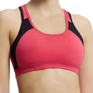 Soutien-gorge de sport pour femme de haute qualité, léger, en Spandex/Nylon, à maintien élevé, bretelles réglables, extensible dans quatre directions, pour la gym - Product Image 1