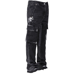 Men's Lightweight Cargo <b>Pants</b> Breathable Cotton Blend Multi Pocket Utility Trousers Casual <b>Work</b> Outdoor Travel and Daily Wear - Product Image 1