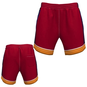 Shorts pour hommes en polyester/coton respirant de qualité supérieure, imprimés numériquement, personnalisables en gros, OEM/ODM, avec taille élastique - Product Image 1