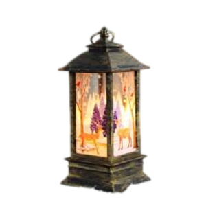 Wholesale <b>Set</b> Of 2 Dark Brown Iron Metal And Glass <b>Lanterns</b> Vintage Hanging & Tabletop Candle Holder For Indoor & Outdoor Decor - Product Image 5