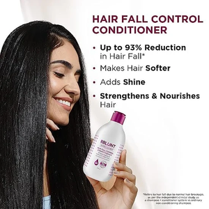 Strengthening <b>shampoo</b> <b>and</b> <b>conditioner</b> set with pea protein <b>and</b> caffeine designed to reduce <b>hair</b> fall <b>and</b> improve <b>hair</b> resilience - Product Image 5